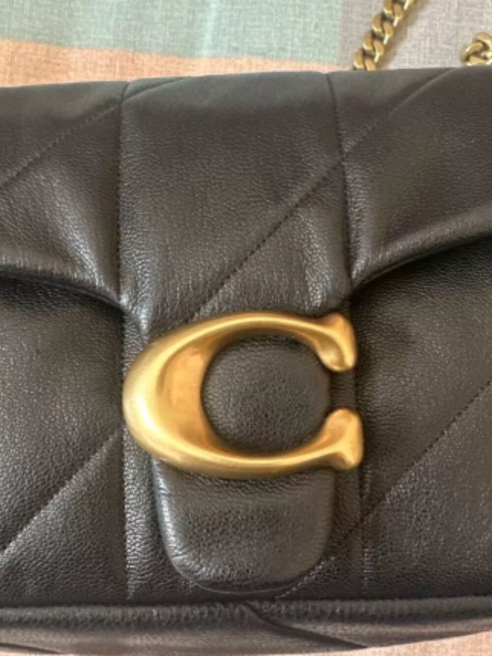 Black ccw83 Lambskin Quilted tabby 26 Chain Bag - Picture 2 of 8